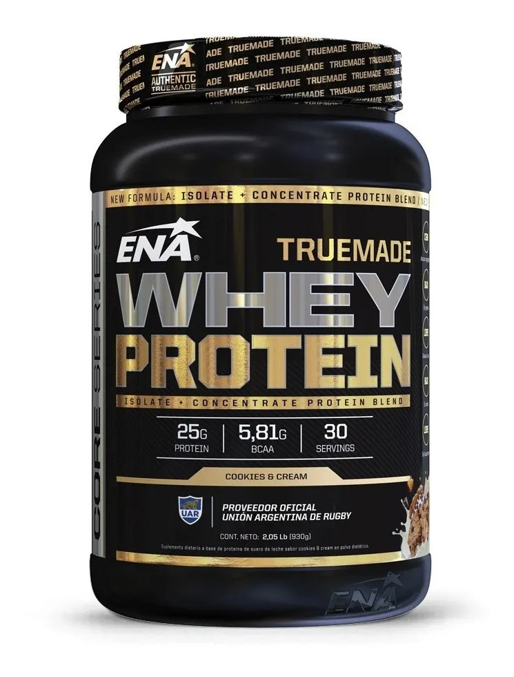 Suplemento en polvo ENA Sport True Made Whey Protein proteínas