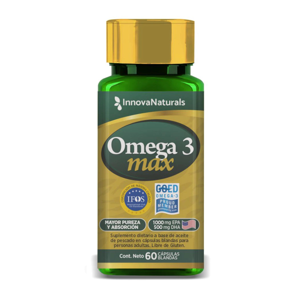Omega 3 Max 1000 Epa + 500 Dha Innovanaturals 60 Caps